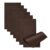 Jtnohx Soft Felt Sheets, Color Felt Fabric for Sewing, 7 Pcs 1mm 8″x12″ Fabric Square for Craft DIY and Embroidery Projects (Dark Brown)