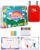 Juboury Busy Book for Toddlers 3-5 with Storage Backpack,Drawing Supplies,Whiteboard,Eraser