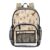 Jucciaco PVC Backpacks Dinosaur Footprints Brown Girls Boys Large Clear Decor Transparent Backpack School See Through Bookbag Waterproof Fashion Activities Learning Work And Travel Bag