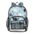 Jucciaco PVC Backpacks Whale Fish Underwater Girls Boys Large Clear Decor Transparent Backpack School See Through Bookbag Waterproof Fashion Activities Learning Work And Travel Bag