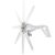 Juebueix 2000W Wind Turbine Generator Kit 8 Blade 24V Power System