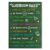 JUESMOS Classroom Rules Poster – Laminated Class Expectations Posters for Classroom Decorations Motivational Class Rules Poster for Elementary Middle High School Back To School Teacher Supplies