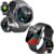 Jugeman 2-Pack Smart Watch Bundle: 1.43″ Round GPS Outdoor Military Watch & 1.91″ Square Alexa Smartwatch with Bluetooth Call, Fitness Tracker for Men Women, Ultimate Daily & Sport Combo