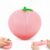Juicy Peach Fruit Squishy, Fast Rising Stress Relief Fruit, Realistic Fruit Fidget Hand Toy for Anxiety & Sensory Needs, Classroom Rewards & Calming Toys for Teens Adults (Juicy Peach Pink)