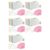 Juinrinet Index Cards with Ring, 3×5 Inch Ruled Notes in Mixed Colors Pack