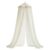Juju Hanging Bed Canopy – Sheer Cream and Mint Reading Nook Canopy with Ruffle Trim – Dome Top with Soft Cloud and Star Toppers – Nursery and Kids Room Decor for Beds and Cozy Corners