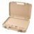 Juju Sand Sift Case – Fold Open Sand Activity Tray with Sifter Lid Raised Rim and Tool Grooves