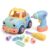 Juju Take-Apart Build Car Set Pastel Assembly Kit – Removable Screws and Panels – Manual Driver and Drill Accessories – Friendly Face Design
