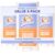 Jukebox Natural Women’s Deodorant – Aluminum Free, 72 Hour Odor Protection – Made with Arrowroot, Charcoal & Postbiotics – Coconut Dreamin’, 2.65 oz (3-Pack)