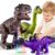 JUKUDAHU 3-Pack Electronic Walking Dinosaur Toys for Kids 3-5 Years Old