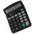 JULIBA Desktop Calculator, 12-Digit Solar Calculator with Large Easy-to-Read LCD Screen, Comfortable Big Buttons, Solar Powered, Standard Desk Calculator for Home, Classroom & Office