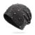 Julpsk Grunge Studded Slouchy Beanie Winter Stretch Y2k Hat Headwear