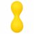 Jumbo Dumbbell Squishy Toy, 10.6 Inch Large Soft Doughy Stress Ball, Kneadable Sensory Fidget Squeeze Toy with Tactile Texture for Adults and Teens, Novelty Gift，Yellow