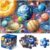 Jumbo Floor Puzzle for Kids,48-Piece Galaxy Jigsaw Puzzle Ages 3-8