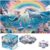 Jumbo Floor Puzzle for Kids,48 Piece Unicorn Mermaid Jigsaw Puzzle Ages 3-8
