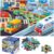 Jumbo Floor Puzzle for Kids,City Transportation Jigsaw Large Puzzles,48 Piece City Life Vehicle Puzzle for Toddler Ages 3-5,Children Learning Preschool Educational Toys,Gift for 4-8 Years Old
