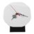JUMPLAWN Wooden Blank Wall Clock Face for Crafts, Unfinished Smooth Wood Surface with Visible Grain, for Painting and Decoupage, for ’s Room or Classroom Craft Lessons