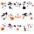 JUNEBRUSHS 15 Pcs Large Halloween Cutouts Decorations with 100 Glue Points