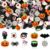 JUNEBRUSHS 200Pcs Halloween Mini Erasers, Bulk Pencil Erasers Party Favors