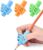 JuneLsy Pencil Grips for Kids Handwriting Pencil gripper Pencil Holder Posture Correction Training Writing AIDS for preschooler Kids toddler Children Special Needs (3 PCS)