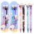 JUNJAKU 2 Pairs Otters Pens, Cute Cartoon 0.5mm Refillable Gel Ink Pens, Black Ink Pen for Writing Note and Gifts Non-round Face Design (Otter pen)