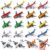 Junkin 20 Pack Airplane Toys Bulk, Mini Airplane Toys for Kids, Die Cast Aircraft Models with Rolling Wheels and Pull Back, Play Plane for Kids Birthday Gifts Party Favors Classroom Rewards