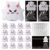 Junkin 30 Set Halloween Devil Ghost Stress Ball Gifts with Greeting Cards Squeeze Stress Relief Fidget Toys Bulk Inspirational Thank You Party Favors for Halloween Coworker Office