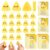 Junkin 50 Sets Cheese Party Favors Triangle Cheese Stress Ball Gifts Bulk Mini Squeeze Stress Relief Ball and Encouragement Cards Employee Appreciation Gifts for Graduation Office Coworker