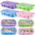 Junkin 8 Pcs 6.3Qt Sensory Bin Sand Tray with Lid for Toddlers, Multicolor
