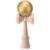 Junkin Kendama Toy for Beginners and Pro, the Traditional Japanese Kendama Toys,Competition Standard 7 Inch Wooden Ball and Cup Game for Skill Building Play (Metallic Yellow)