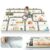 JUNLLY Baby Play Mat 74×50″, 1.3″ Thick Foam Mat Removable Washable Cover