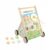 JunZheHub Children Activity Center Wooden Push Cart with Xylophone Drum Rotating Gears and Bead Slider for Music and Problem Solving Suitable for Indoor Play, Style B