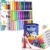 JUPITEARTH 36 Colors Tempera Paint Sticks+ 26 Colors Washable Rocket Tempera Paint Sticks for Kids