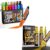 JusArt 14 Colors + 4 Pcs Gold Jumbo Markers for Poster, 15mm Wide Tip