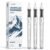 JusArt 3 White Paint Markers Brush Tip, Water-Based No-Bleed Acrylic Markers with Automatic Ink Control, Waterproof Acrylic Paint Pens for DIY Art & Crafts -Fabric, Wood, Rock, Ceramic, Metal