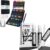 JusArt 60 Colors Markers for Adult Coloring Books No Bleeding + 4 Pcs White Jumbo Poster Marker Set