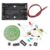 jussming Soldering Practice Kit for Beginners, 51x51mm DIY LED Light Circuit Board with 10 Pcs 5mm Multicolor LEDs, 3V-5V Welding Training Tool
