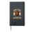 Just A Boy Loves Highland Cows Hardcover Journal, Black
