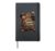 Just A Boy Who Loves Trains Design Hardcover Journal, Black