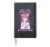 Just A Girl Named Alice Who Loves Anime Personalized Manga Hardcover Journal, Black