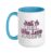 Just A Girl Who Loves Joseph Cute Ceramic Mug, Blue/White, 15oz