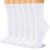Justay Crew Socks for Women – Soft Knit Boot Calf Comfortable Cute Dress Cotton Socks Gifts