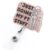 Just Doing My PT Stuff Funny Skeleton Retractable Badge Reel, Cute Physical Therapist Badge ID Holder for Work, PT PTA Student Graduation Gifts, Physical Therapy Acrylic Badge Reel with Alligator Clip