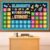 Justforjoyful Science Bulletin Board Set Chemistry Periodic Table Poster Bulletin Board Border Set Scientist Lab Motivational Cutouts for Back to Chalkboard Wall Door Decor