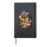 Just One More Game Solitaire Funny Cat Card Playing Card Hardcover Journal, Black