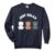 Just Relax Funny Cute Bears Kawaii Yoga Bear Stress Free Comfort Colors Adult Sweatshirt