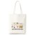 Just Silly Goose Canvas Tote Bag for Women, Large Capacity Shoulder Handbag