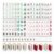 JUTHWYA American Mahjong Set with 4 Layer Premium Acrylic Clear Engraved Mahjong Tiles