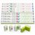 JUTHWYA American Mahjong Set with 4 Layer Premium Acrylic Clear Engraved Mahjong Tiles