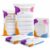 JUYJWD Vacuum Storage Bags, 5-Pack No-Pump 3D Cube Bags for Bedding